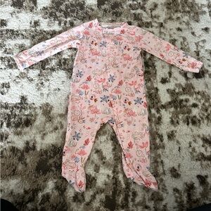 Magnetic Me Pink Floral Kids Footie